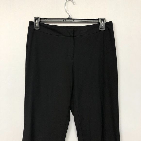 J Jill Women Flat Front Dress Pants Size 10 Stretch Black B191 -24 - Picture 10 of 15